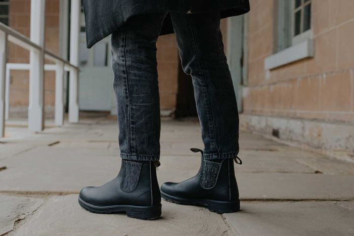 Blundstone Women's Leather Boots 2032 Black/Silver Glitter