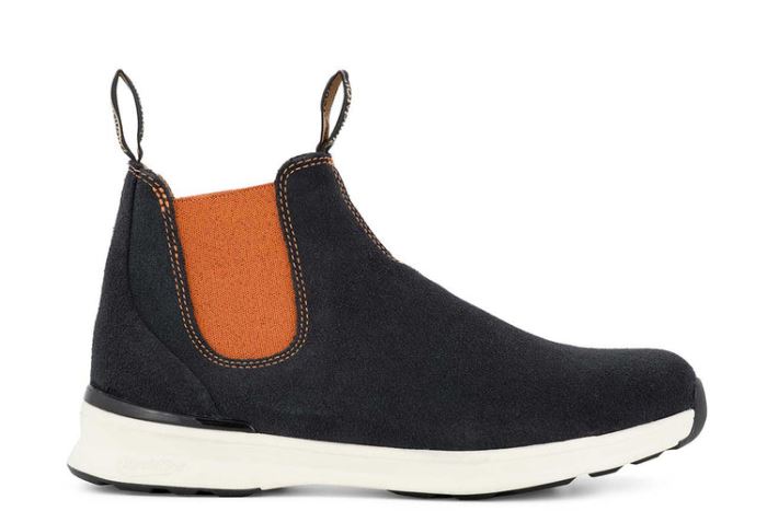 Women's Trainer Boots 2147 Navy Suede/Burnt Orange Blundstone
