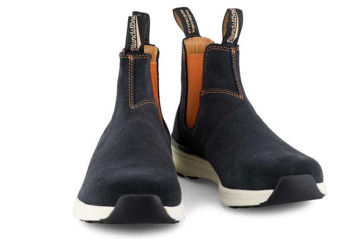 Women's Trainer Boots 2147 Navy Suede/Burnt Orange Blundstone