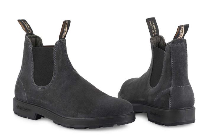 Blundstone Men's Suede Boots 1910 Steel Grey