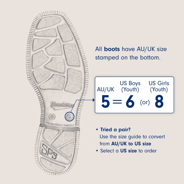 Blundstone Youth Dress Chelsea Boots Rustic Brown