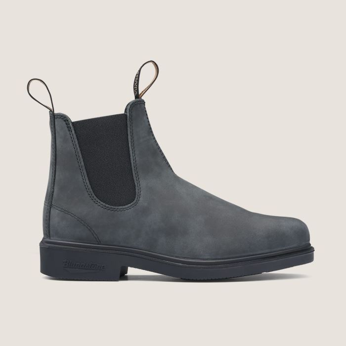 Blundstone Youth Dress Chelsea Boots Rustic Black