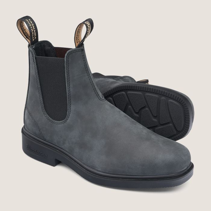 Blundstone Youth Dress Chelsea Boots Rustic Black