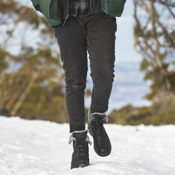 Men's Thermal Lace Up Boots Black Blundstone