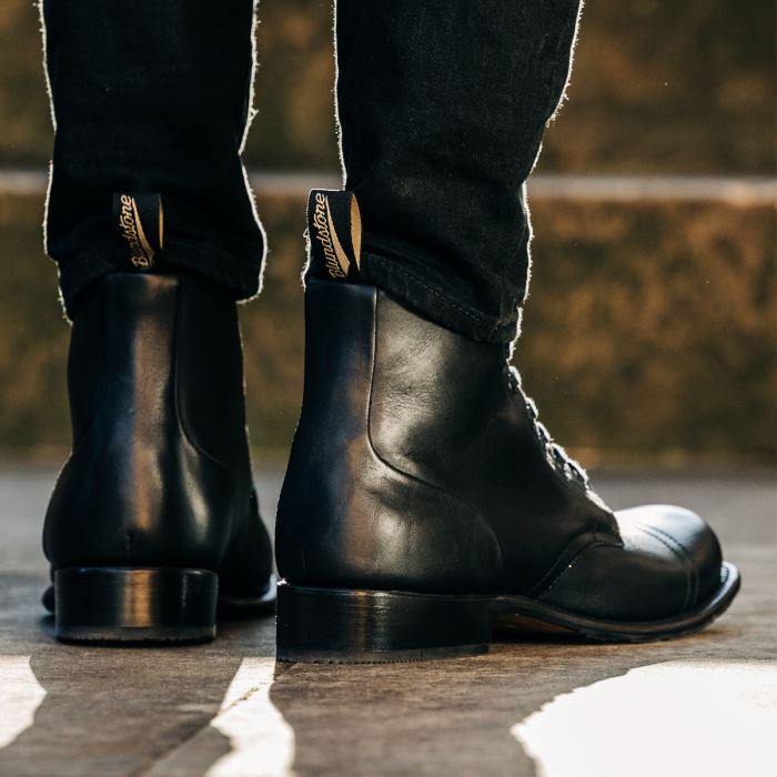 Men's Heritage Lace Up Boots Black Blundstone