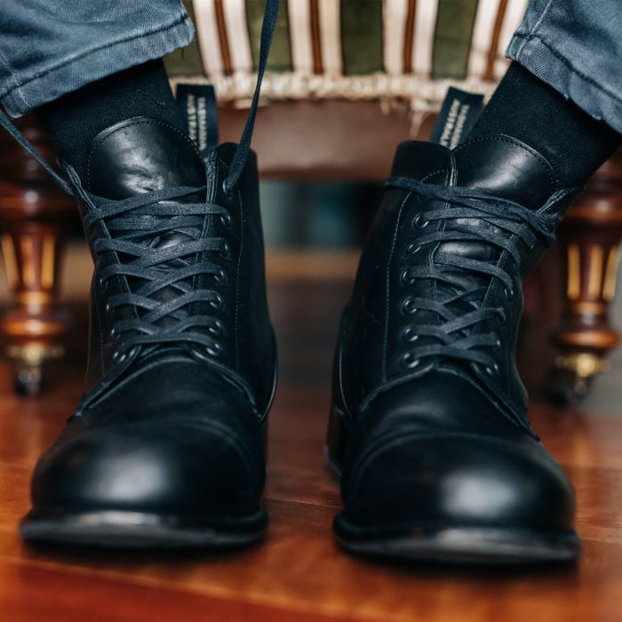Men's Heritage Lace Up Boots Black Blundstone
