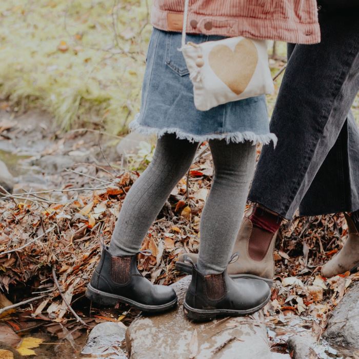 Blundstone Kids' Series Chelsea Boots Gold Glitter