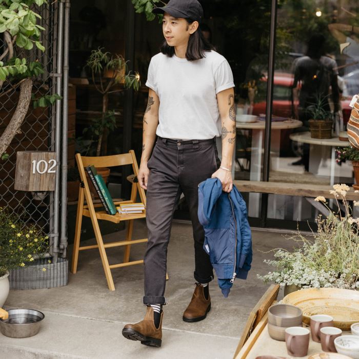 Blundstone Men's Originals Chelsea Boots Tobacco Suede