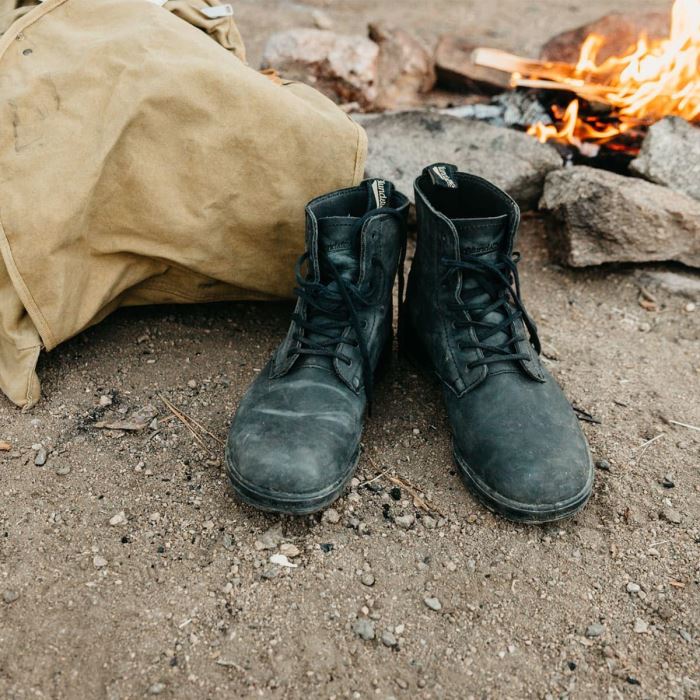Men's Originals Lace Up Boots Rustic Black Blundstone