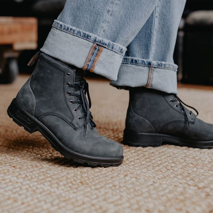 Women's Originals Lace Up Boots Rustic Black Blundstone