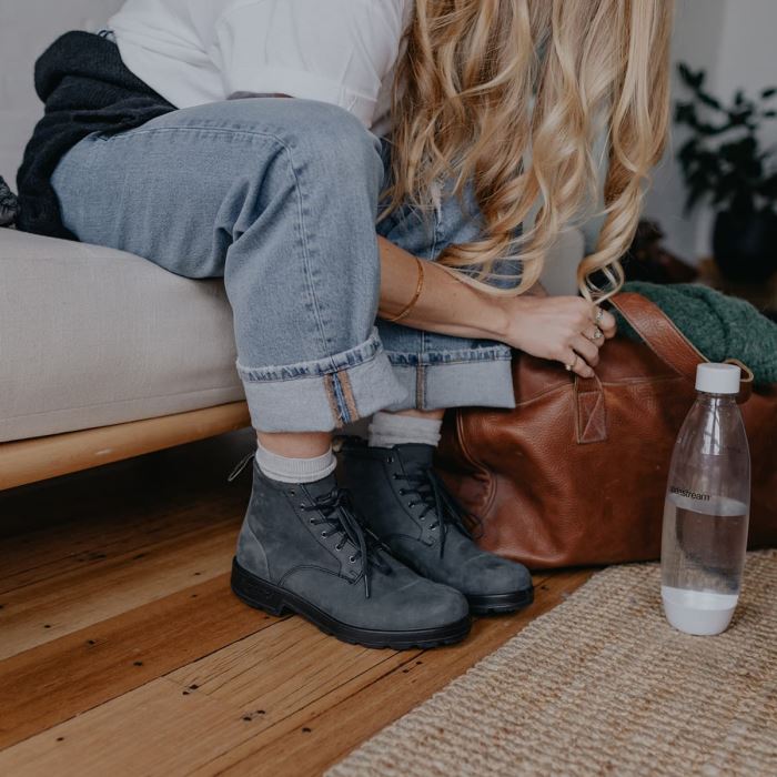 Women's Originals Lace Up Boots Rustic Black Blundstone