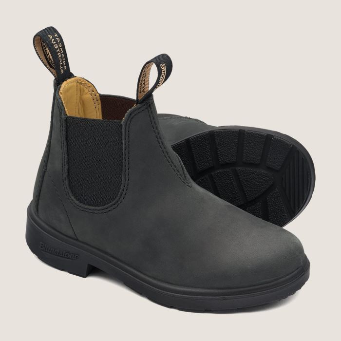 Kids' Series Chelsea Boots Rustic Black Blundstone