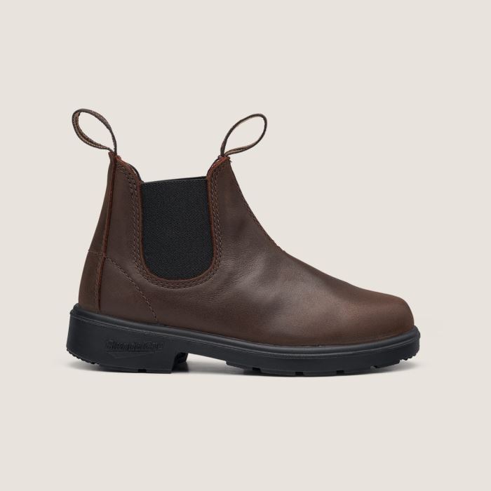 Blundstone Kids' Series Chelsea Boots Antique Brown
