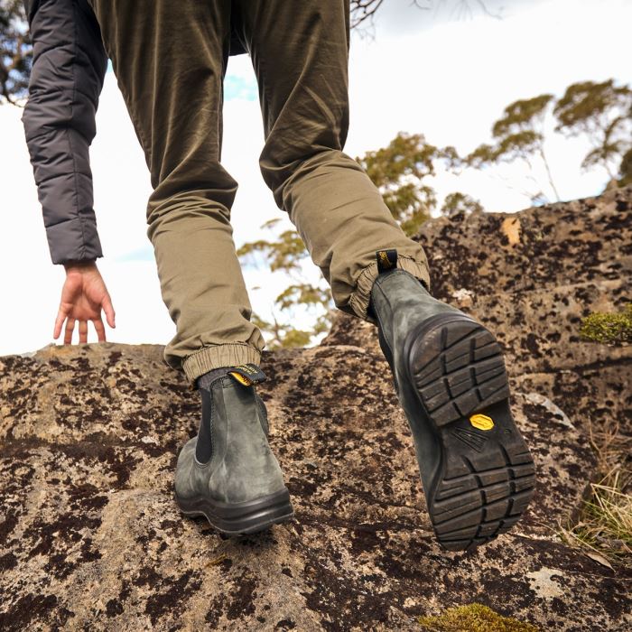 Men's All-Terrain Chelsea Boots Rustic Black Blundstone Special