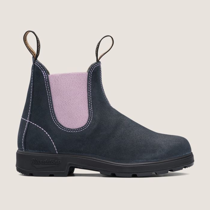 Blundstone Women's Originals Suede Boots Navy/Rose