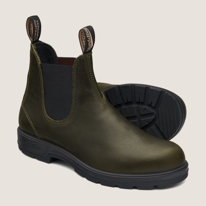 Women's Classics Chelsea Boots Green Blundstone