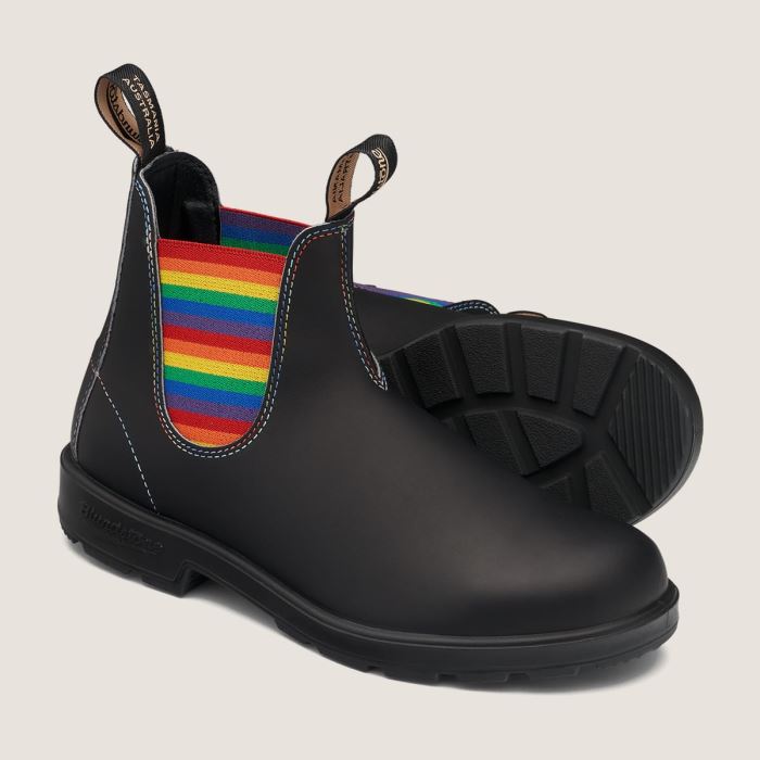 Blundstone Men's Originals Chelsea Boots Black/Rainbow Special