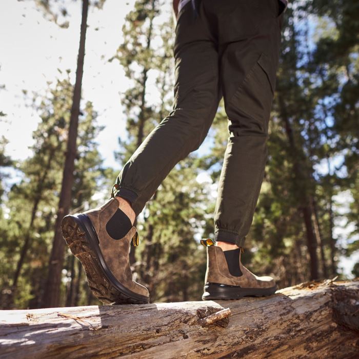 Men's Active Chelsea Boots Rustic Brown Blundstone