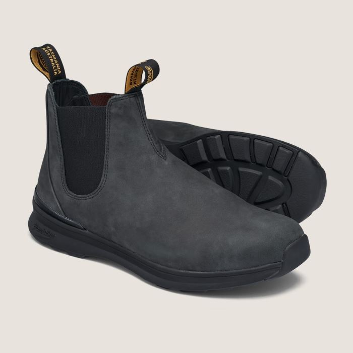 Men's Active Chelsea Boots Rustic Black Blundstone