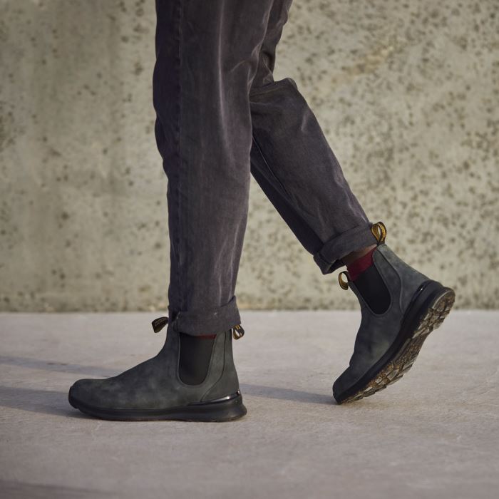 Men's Active Chelsea Boots Rustic Black Blundstone