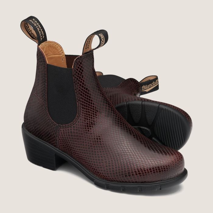 Blundstone Women's Series Heeled Boots Testa Lizard