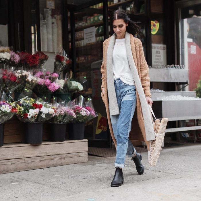 Blundstone Women's Series Heeled Boots Black Crocodile