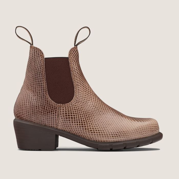 Women's Series Heeled Boots Shell Lizard Blundstone