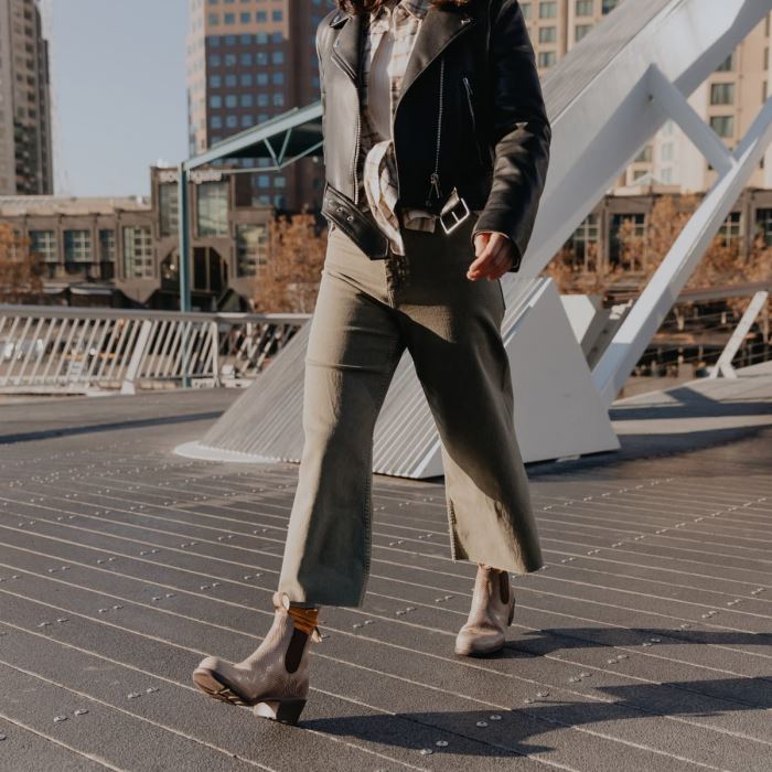 Women's Series Heeled Boots Shell Lizard Blundstone