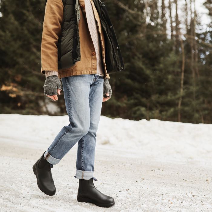 Men's All-Terrain Thermal Chelsea Boots Black Blundstone Special