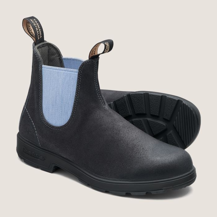 Women's Originals Suede Boots Steel Grey/Blue Blundstone