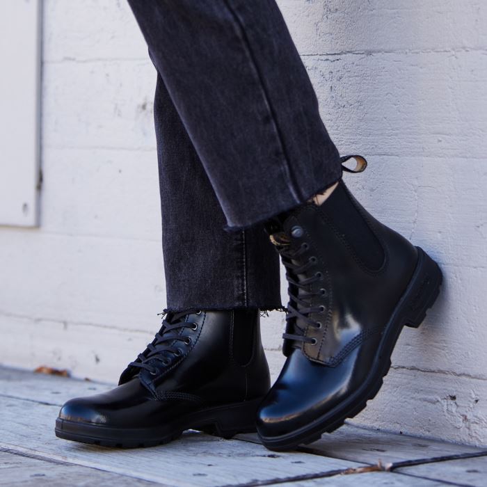 Women's Originals Lace Up Boots Black Brush Blundstone