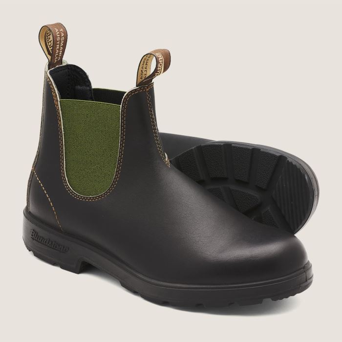 Men's Originals Chelsea Boots Stout Brown/Olive Blundstone