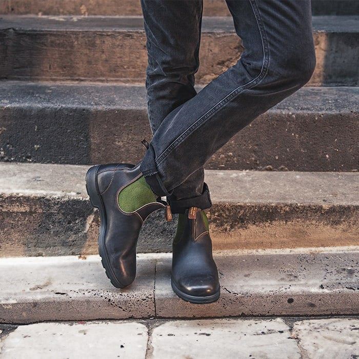 Blundstone Women's Originals Chelsea Boots Stout Brown/Olive