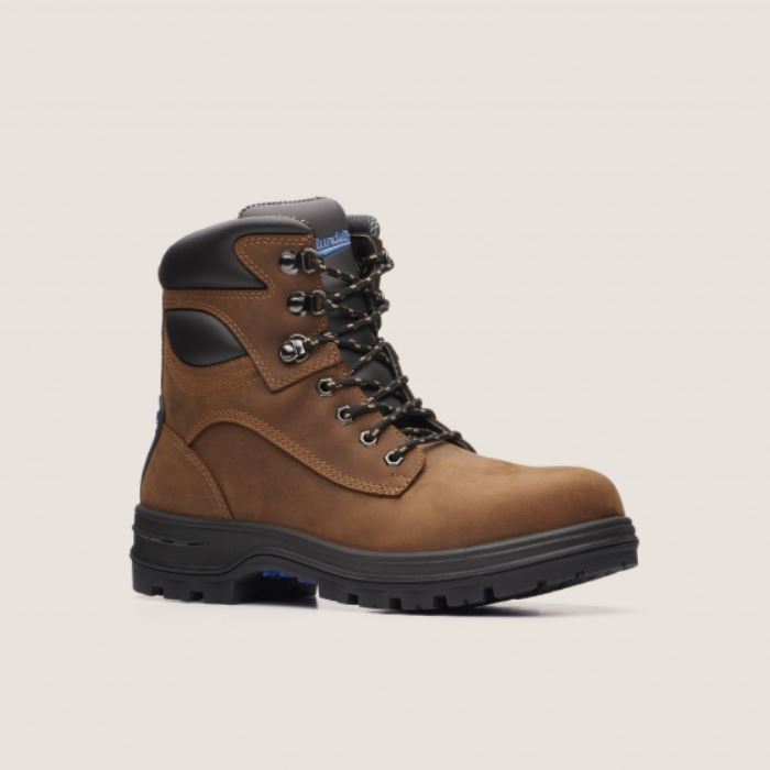 Work Series Lace Up Boots Crazy Horse Blundstone