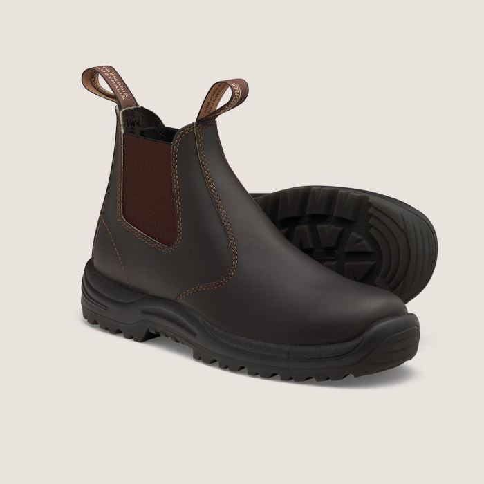 Work Series Chelsea Blundstone Boots Stout Brown