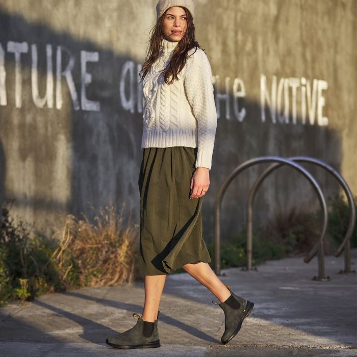 Women's Active Chelsea Boots Rustic Black Blundstone